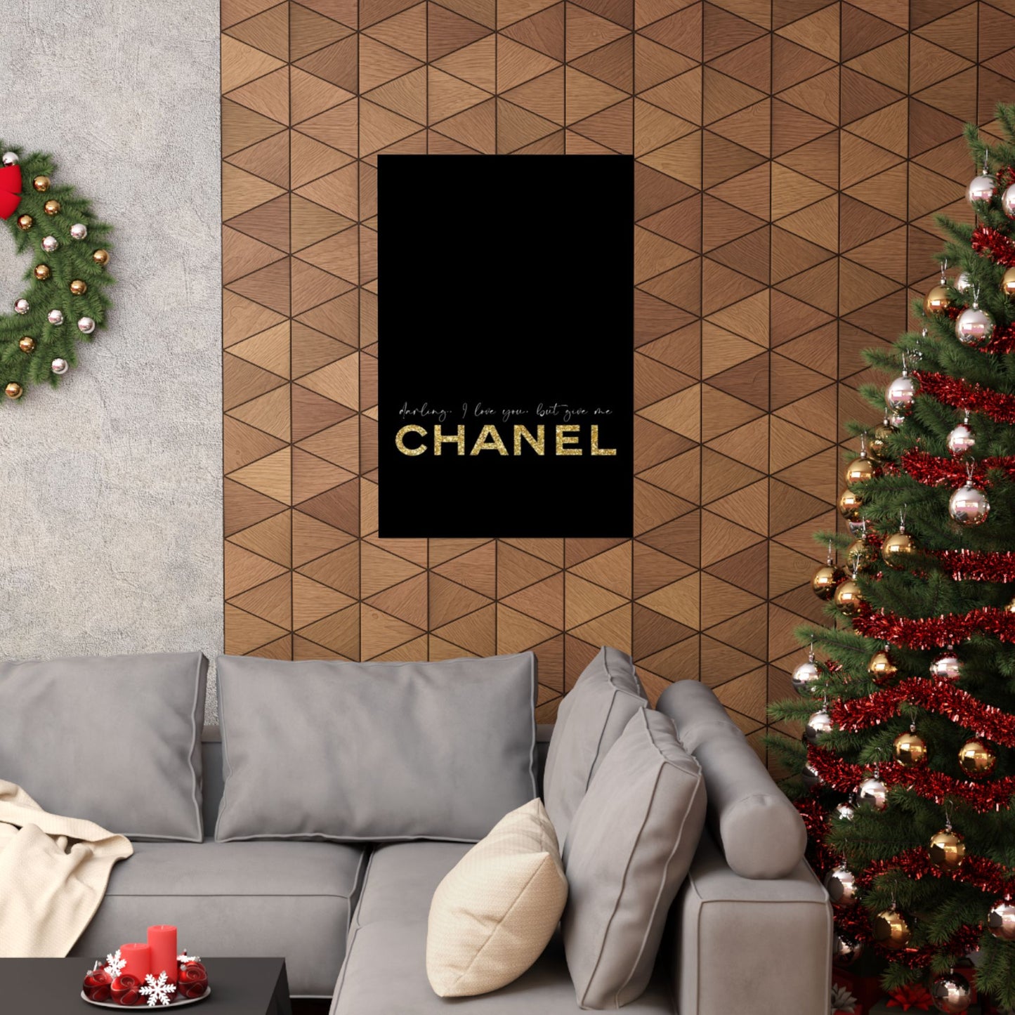I Love You But You Are Chanel Poster | Matte Vertical Wall Art